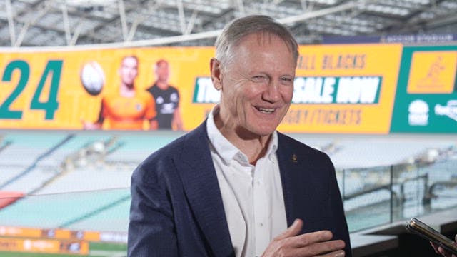 Joe Schmidt speaks as tickets go on-sale for the Wallabies 2024 Home Tests | Press Conference