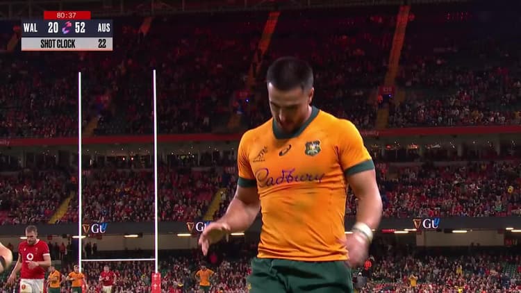 Tom Wright's Hat-Trick v Wales | Wallabies 2024