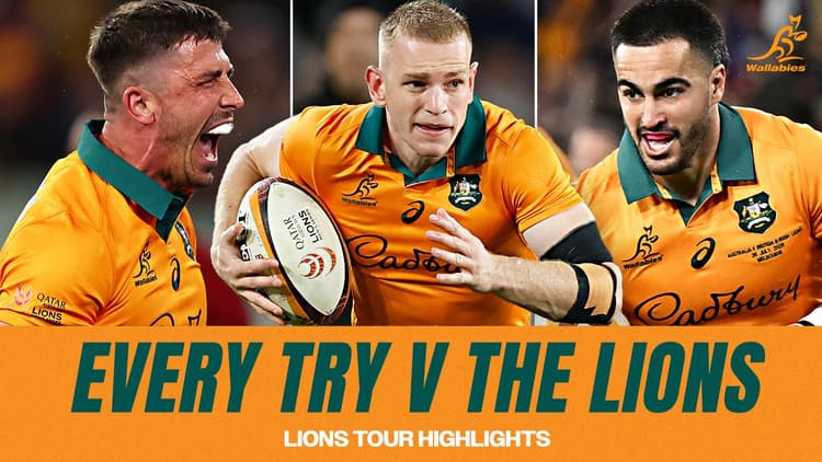 Every Wallabies Try In The 2025 Lions Tour