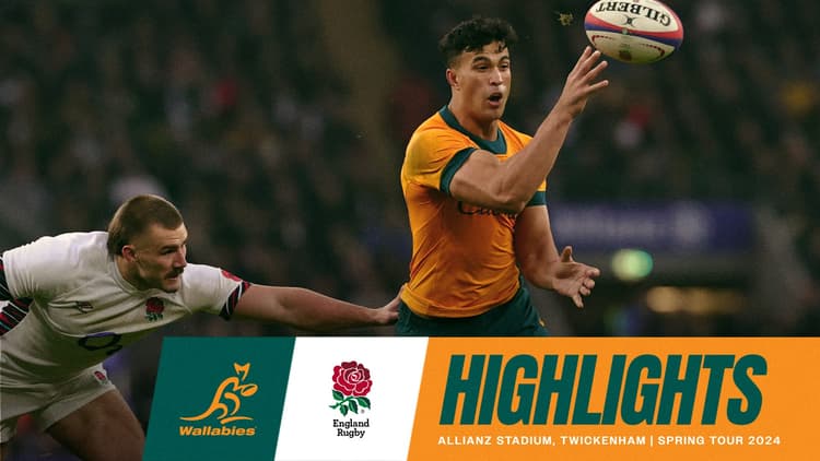 England v Wallabies Highlights | Spring Tour 2024