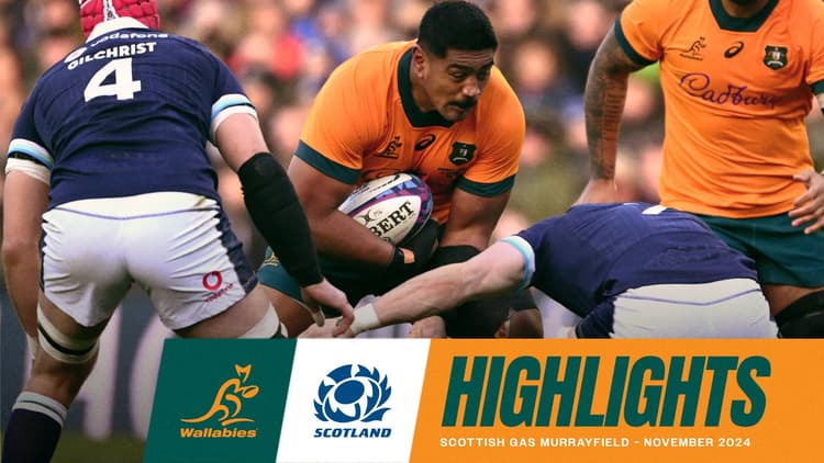 Scotland v Wallabies Highlights | Spring Tour 2024