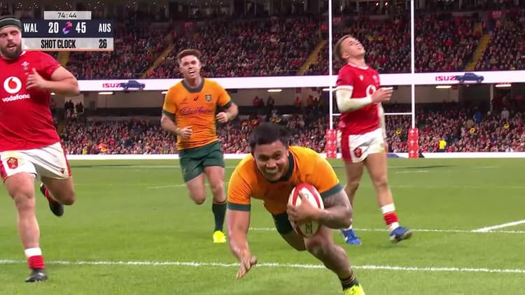 Noah Lolesio's performance v Wales | Wallabies 2024