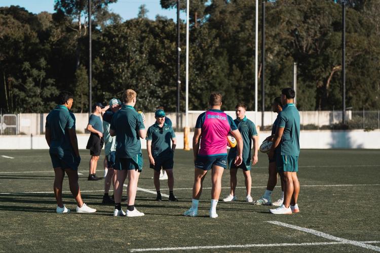 Some of Australia's brightest stars linking up with the Wallabies during their Bledisloe Cup preparations. Photo Supplied