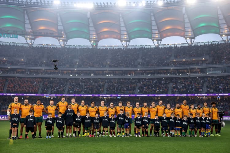 The Wallabies will play five back-to-back Tests on their End of Year Tour. Photo: Getty Images
