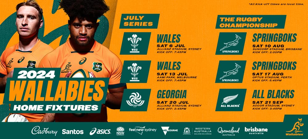 Wallabies Fixtures