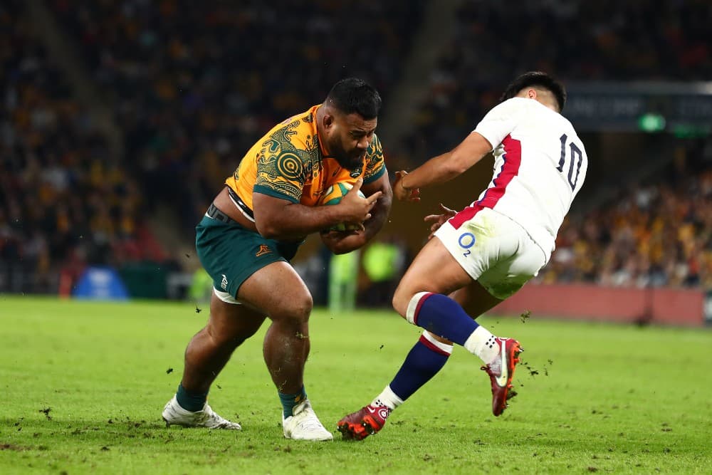 Wallabies scrum coach Neal Hatley believes Taniela Tupou can be a real game-changer. Photo: Getty Images