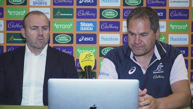 Wallabies Aug 5 press conference: Dave Rennie & Andy Marinos