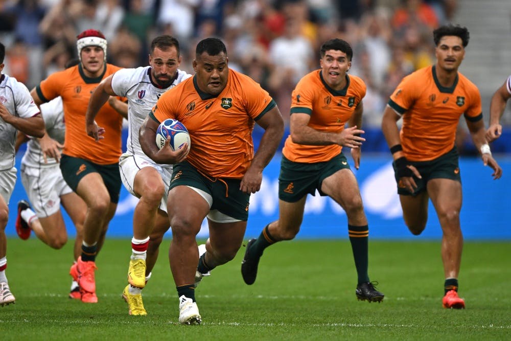 Taniela Tupou reflects on his journey to 50 Wallabies caps. Photo: Getty Images